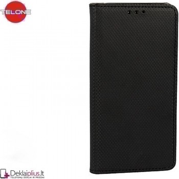 Telone atverčiamas dėklas - juodas (telefonams Samsung Note 10) Telone atverčiamas dėklas - juodas (telefonams Samsung Note 10)